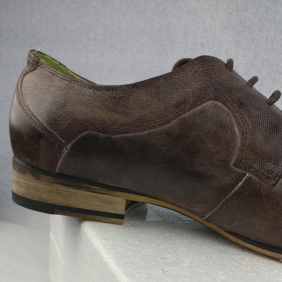 Leather Oxfords 100% LEATHER Classic Oxfords Lace up shoe men9.5us/9uk=Wmn 11us - Picture 4 of 8